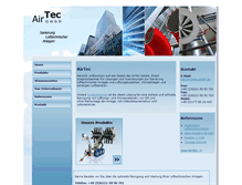 Tablet Screenshot of airtecgmbh.de